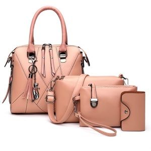 Women Stitch four-piece Satchel set